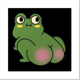 Butt Frog Posters and Art